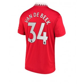 Manchester United Donny van de Beek #34 Hemmatröja 2022-23 Kortärmad